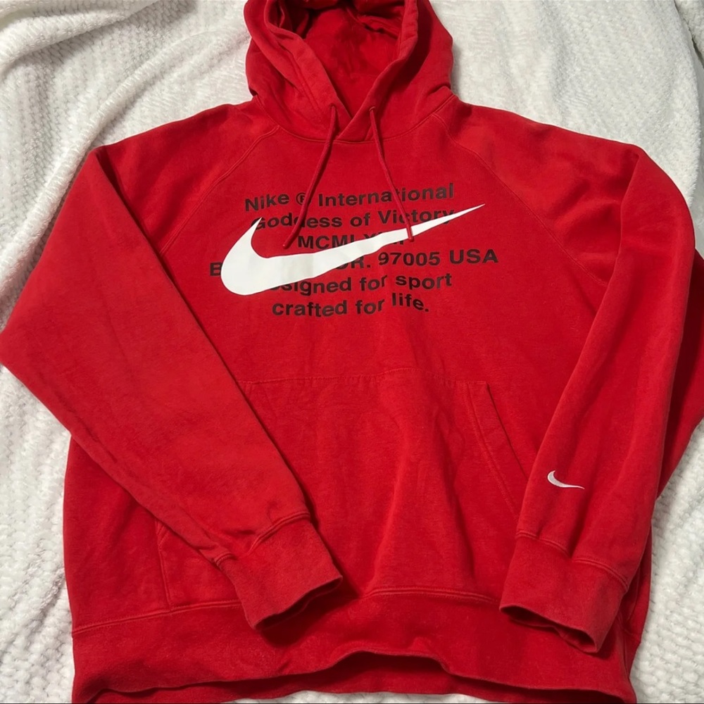 Red Nike Hoodie